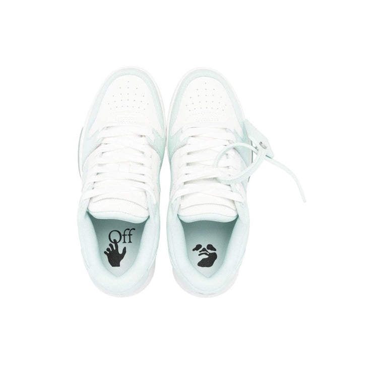 OFF WHITE Out Of Office Low Top Sneaker 'White Teal' Women's