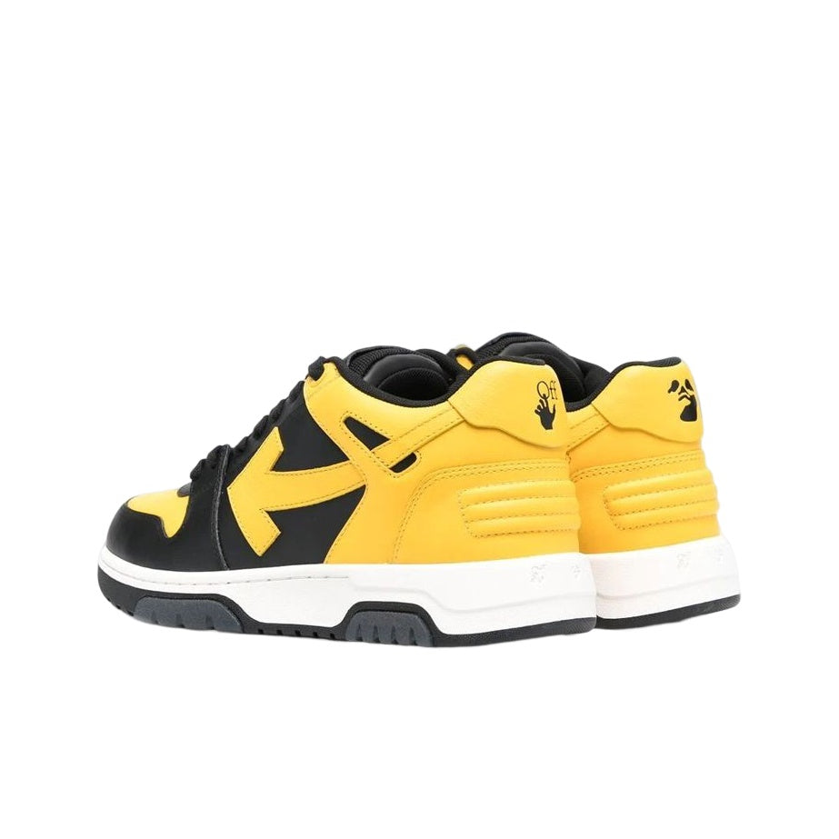 OFF WHITE Out Of Office Ooo Low Tops Black Yellow