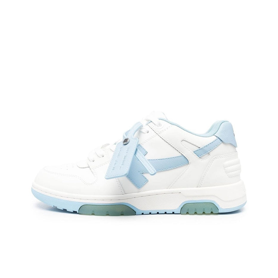 OFF WHITE Out Of Office Leather Sneakers 'White Blue'