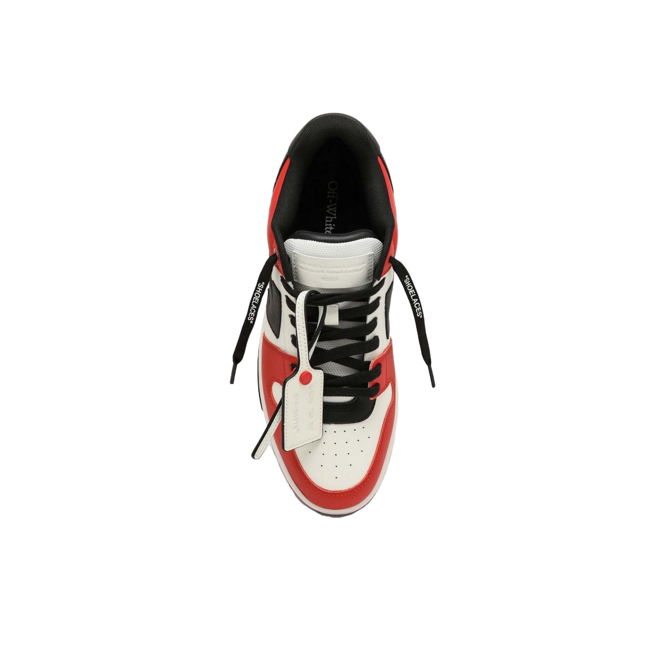 OFF WHITE Out Of Office Low Top Casual Shoes Men's Red