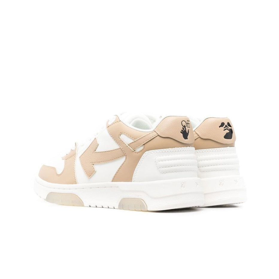 OFF WHITE Out Of Office Low Top Sneaker 'Tan White' Women's