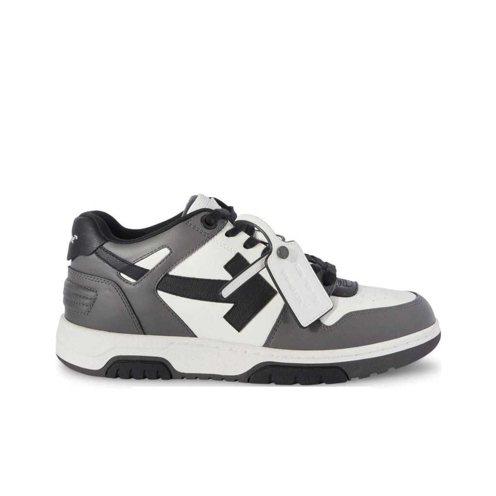 OFF WHITE Out Of Office Ooo Low Tops Dark Gray Black
