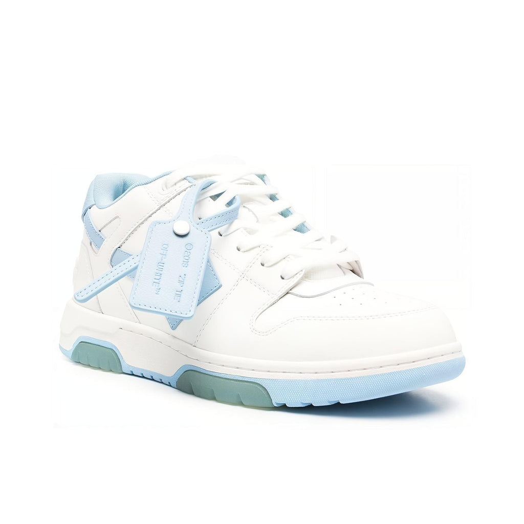 OFF WHITE Out Of Office Leather Sneakers 'White Blue'