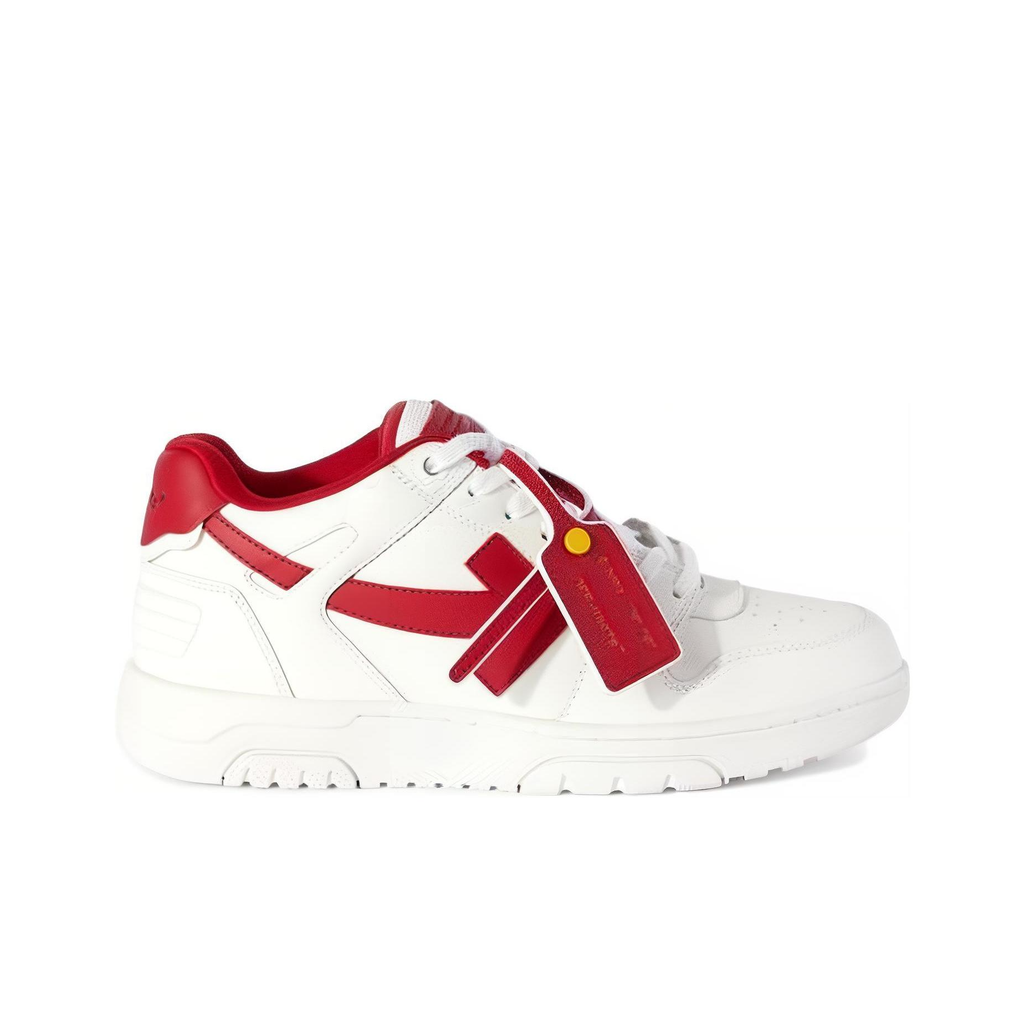 OFF-WHITE Out Of Office Ooo Low Tops 2024 Lunar New Year Red White