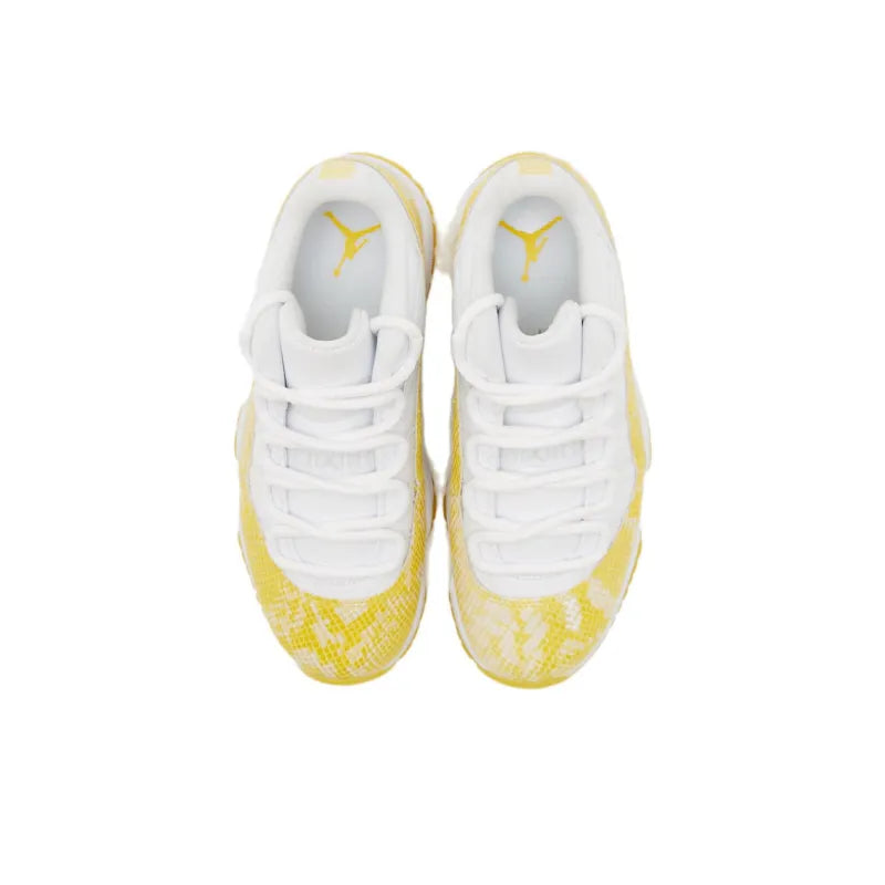 JORDAN 11 RETRO LOW YELLOW SNAKESKIN WOMEN'S