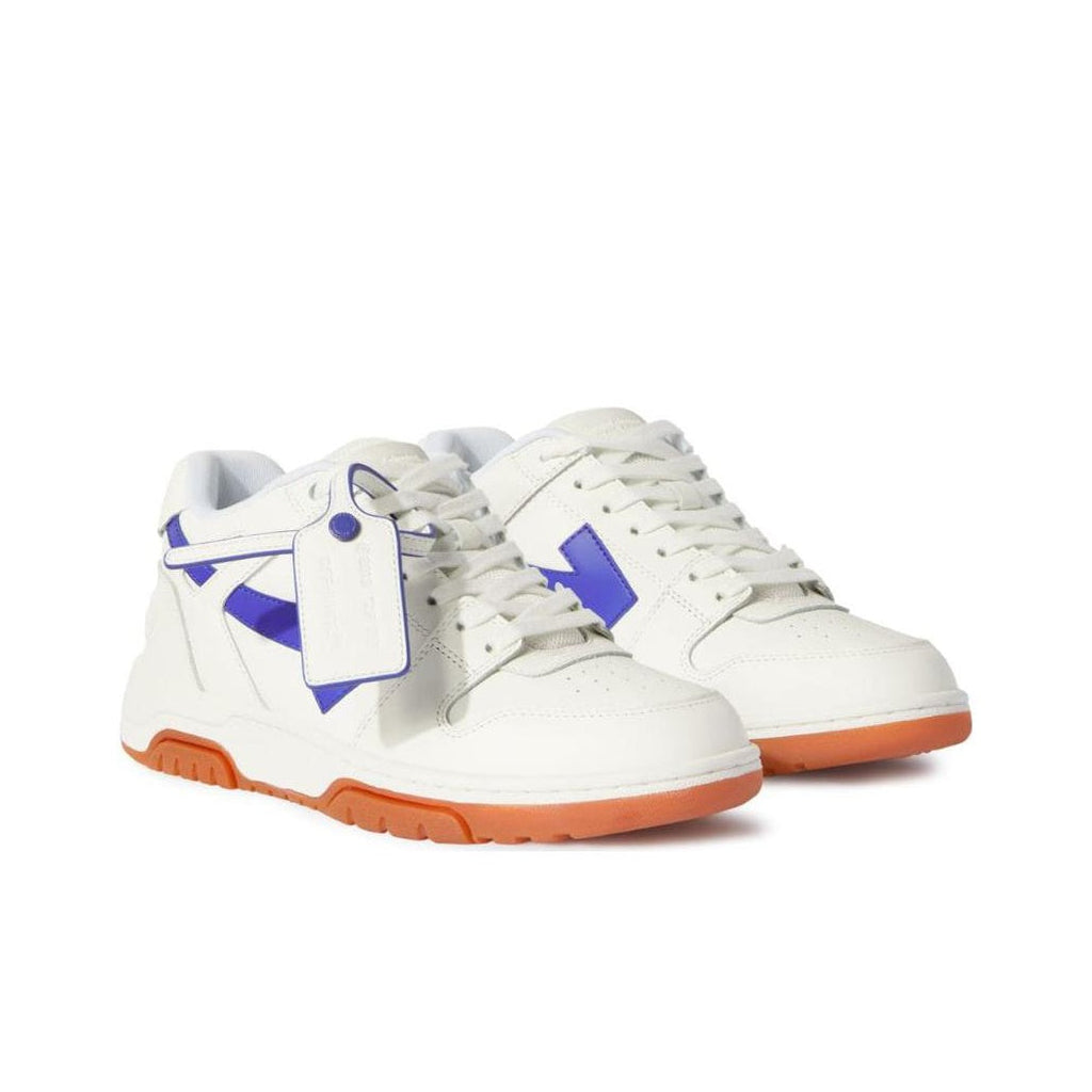 OFF WHITE Out Of Office Low Top Sneaker 'White Blue Brown' Women's