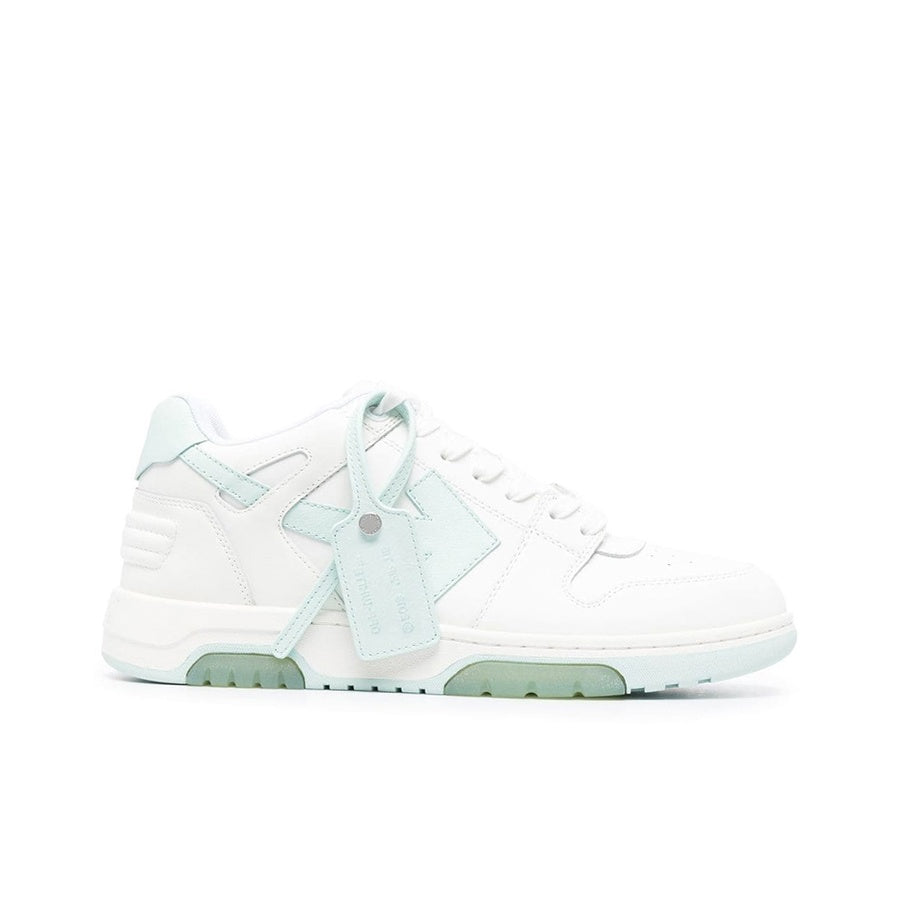 OFF WHITE Out Of Office Low Top Sneakers 'White Teal'