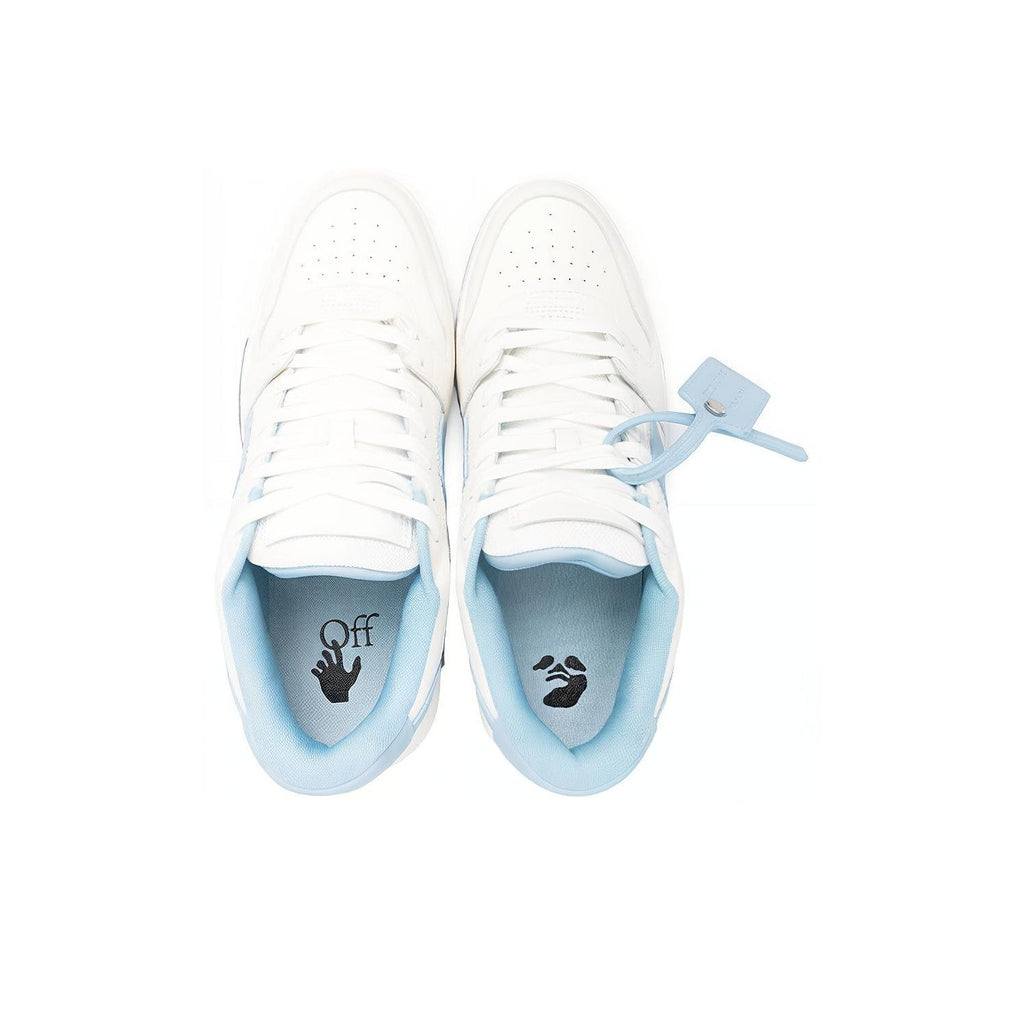OFF WHITE Out Of Office Leather Sneakers 'White Blue'