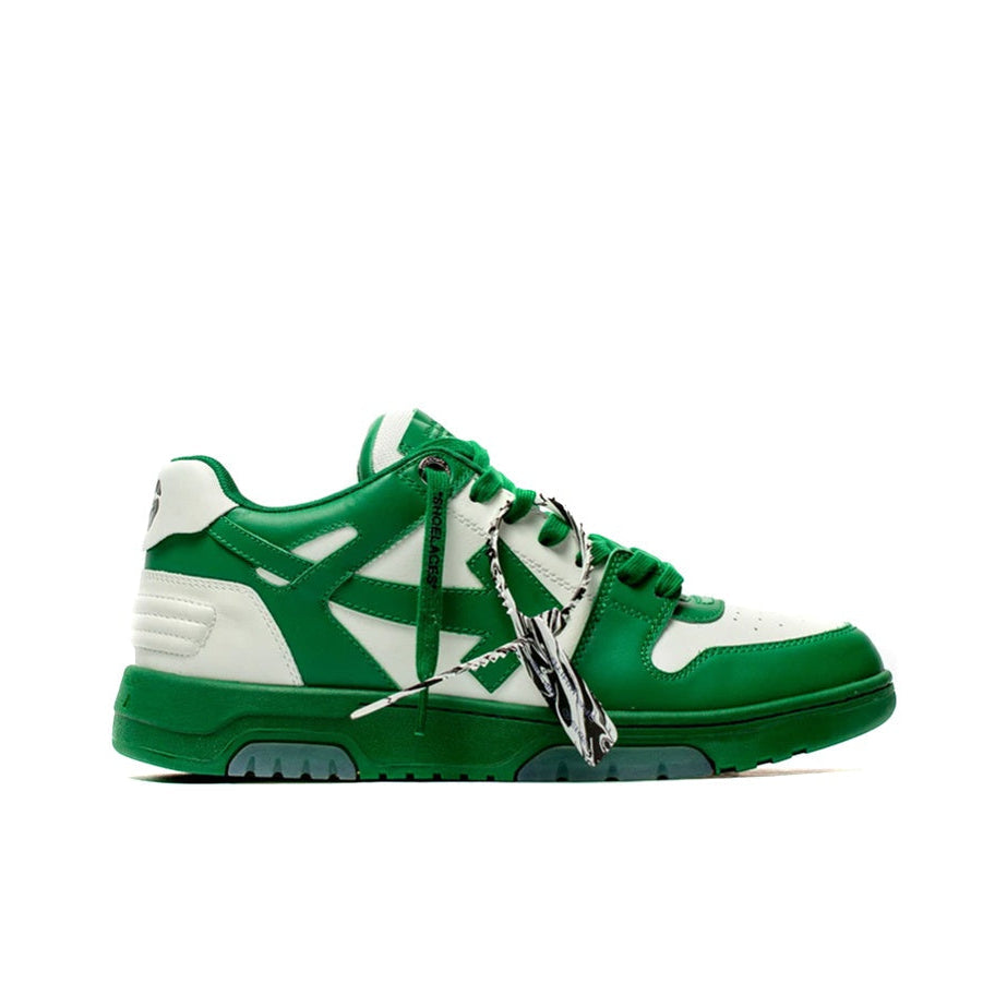 OFF WHITE Out Of Office Low Top Green Dirty White