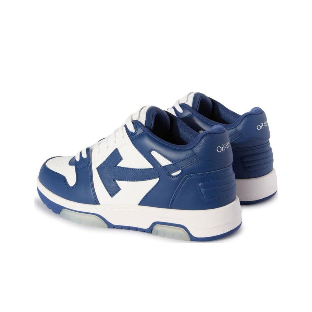OFF WHITE Out Of Office Ooo Low Tops White Royal Blue