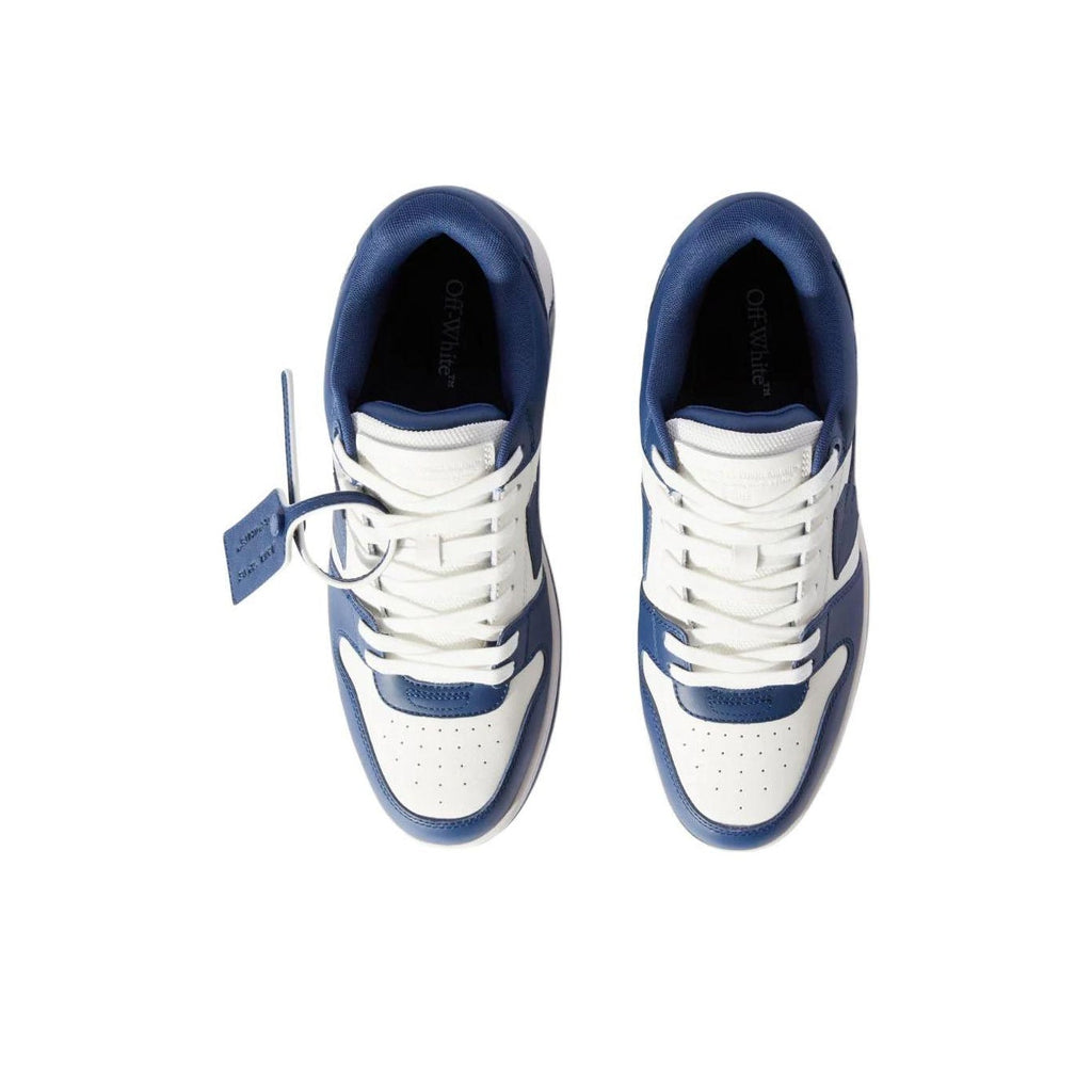 OFF WHITE Out Of Office Ooo Low Tops White Royal Blue