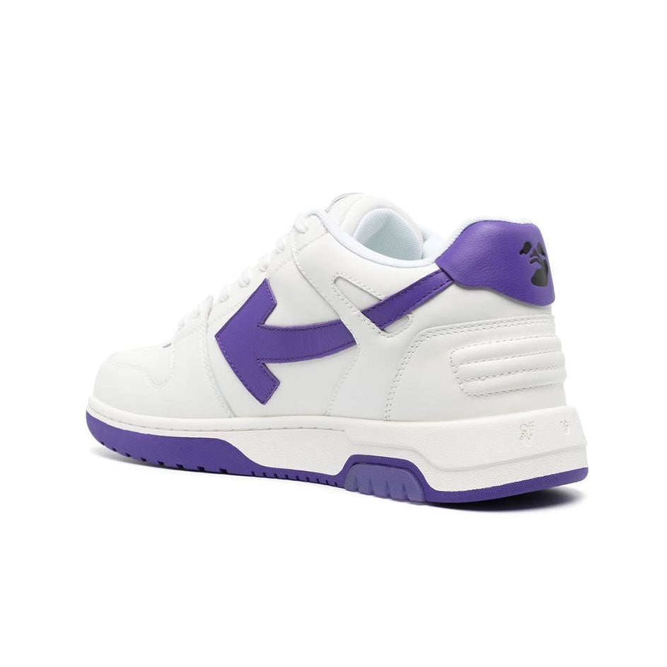 OFF WHITE Out Of Office Ooo Low Tops White Purple