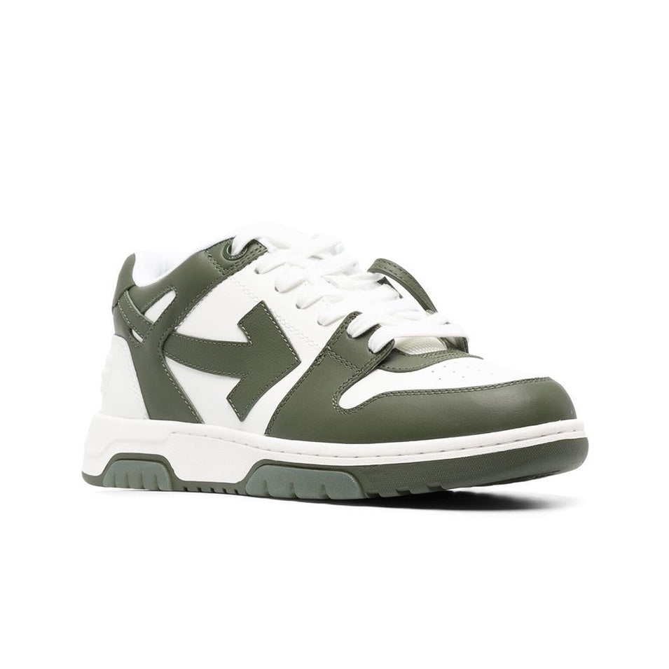 OFF WHITE Out Of Office Ooo Low Tops White Khaki